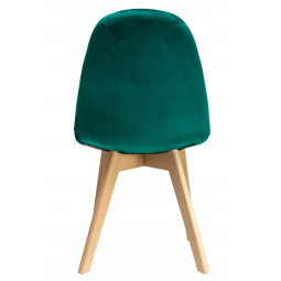 Stolička Velvet v verde    Stolička Velvet este disponibilă într-o nuanță elegantă de verde.