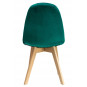 Stolička Velvet v verde    Stolička Velvet este disponibilă într-o nuanță elegantă de verde.