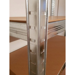 Raft metalic 222x110x50 cm, cu o capacitate de încărcare de 185 kg pe raft.