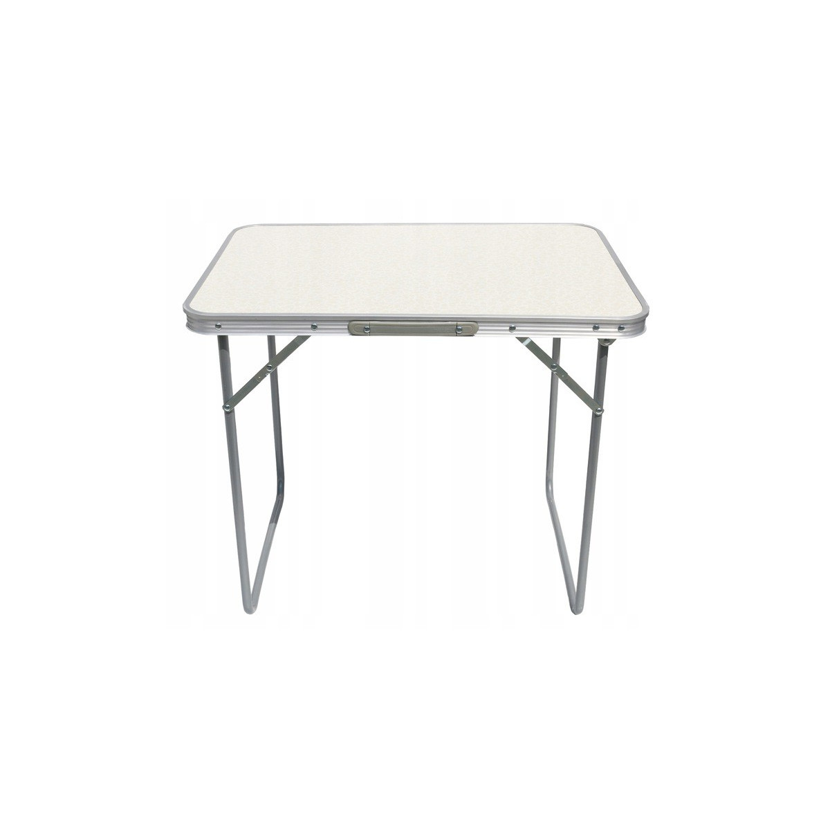 Masa turistică de culoare albă 50x70x60 cm cu gențiță