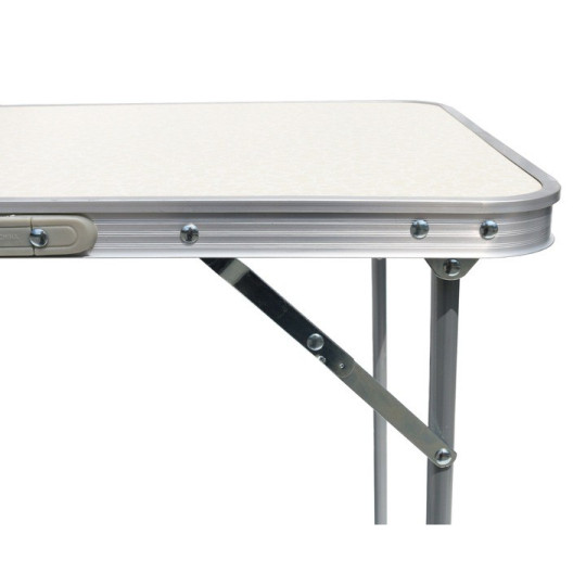 Masa turistică de culoare albă 50x70x60 cm cu gențiță