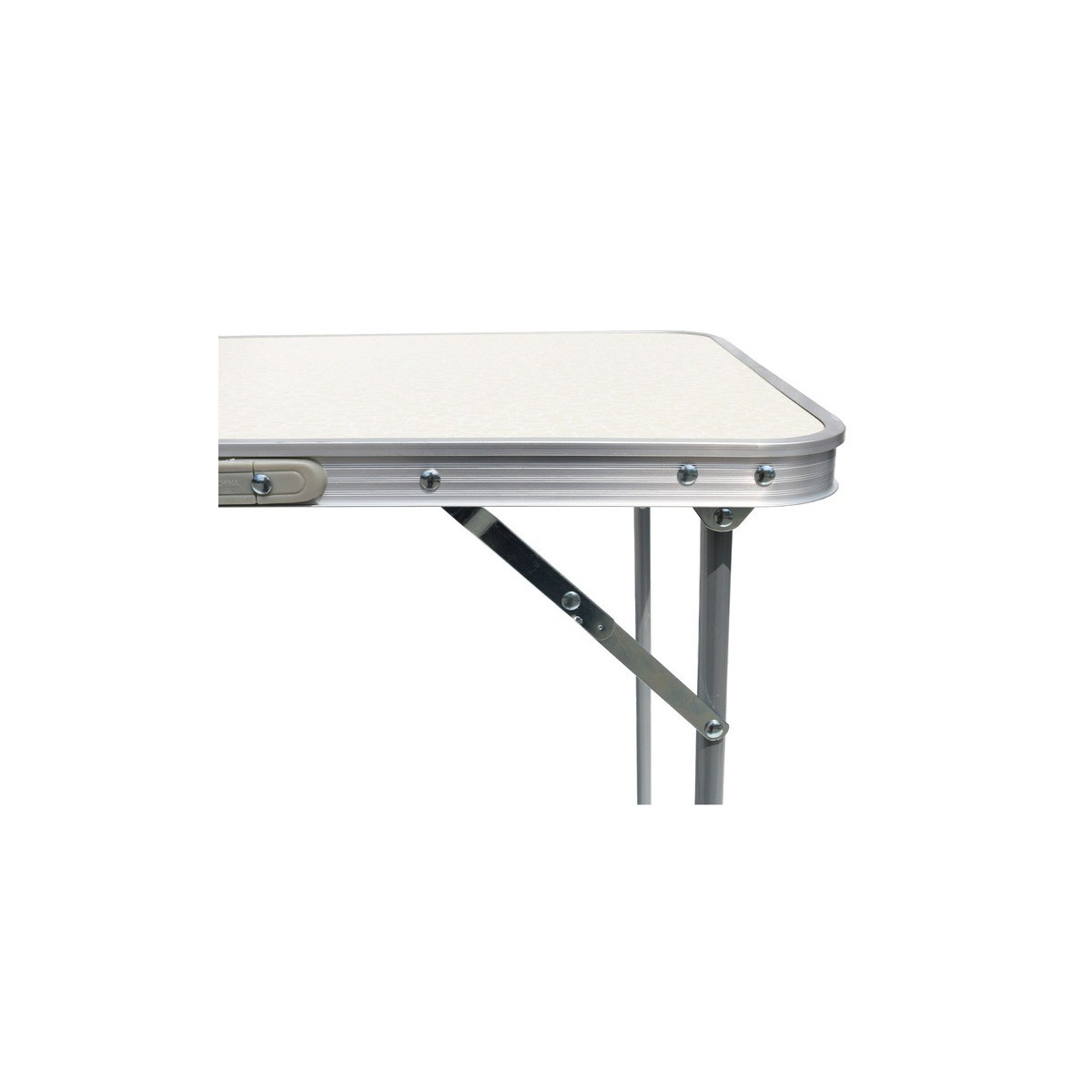 Masa turistică de culoare albă 50x70x60 cm cu gențiță