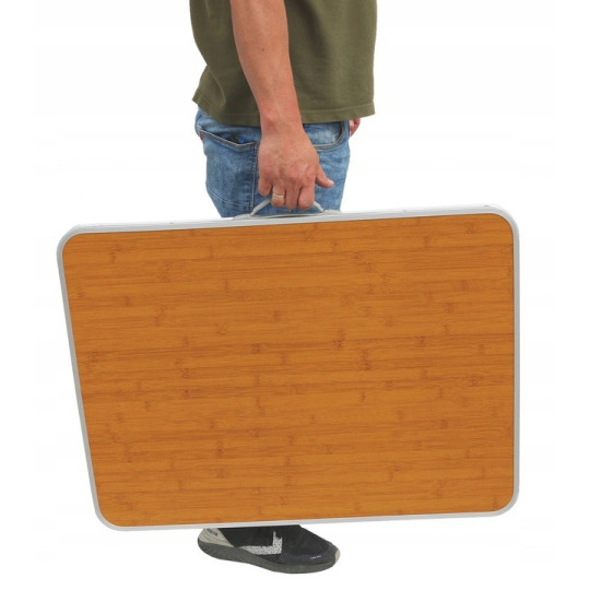 Masa de camping portabilă în cutie 50x70x60 cm