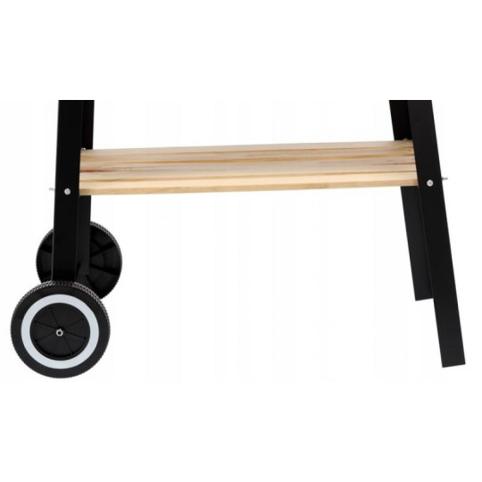 Grătar de grădină cu rafturi