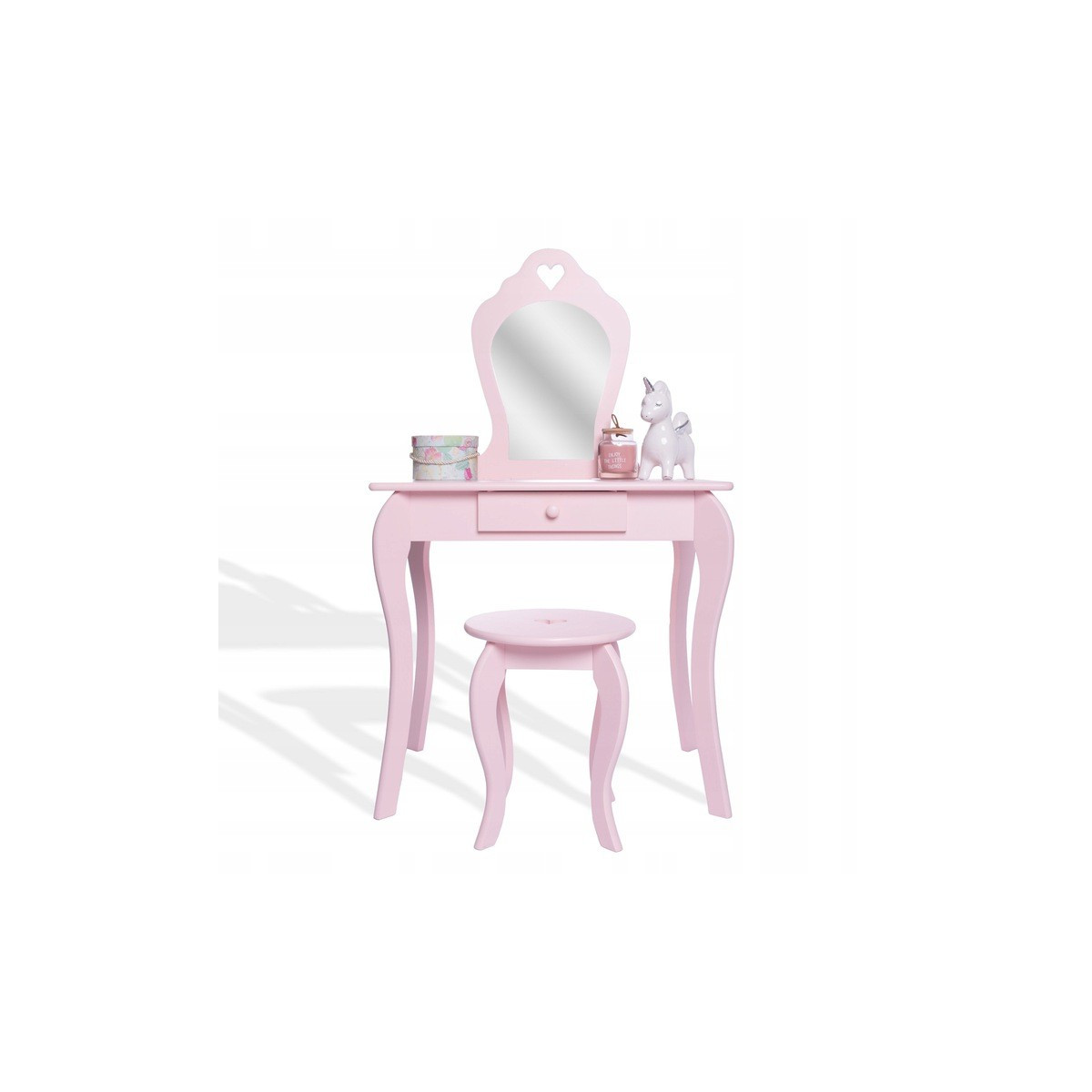 Mobilier de toaletă pentru copii de calitate în culoare roz