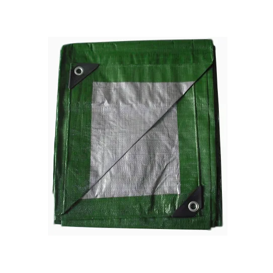 Pătură de protecție rezistentă la îngheț-celofibra de culoare verde-silver 130g/m2