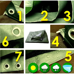 Pătură de protecție rezistentă la îngheț-celofibra de culoare verde-silver 130g/m2