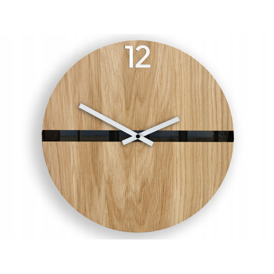 Ceasuri de calitate RAZMES din lemn de stejar, 33 cm