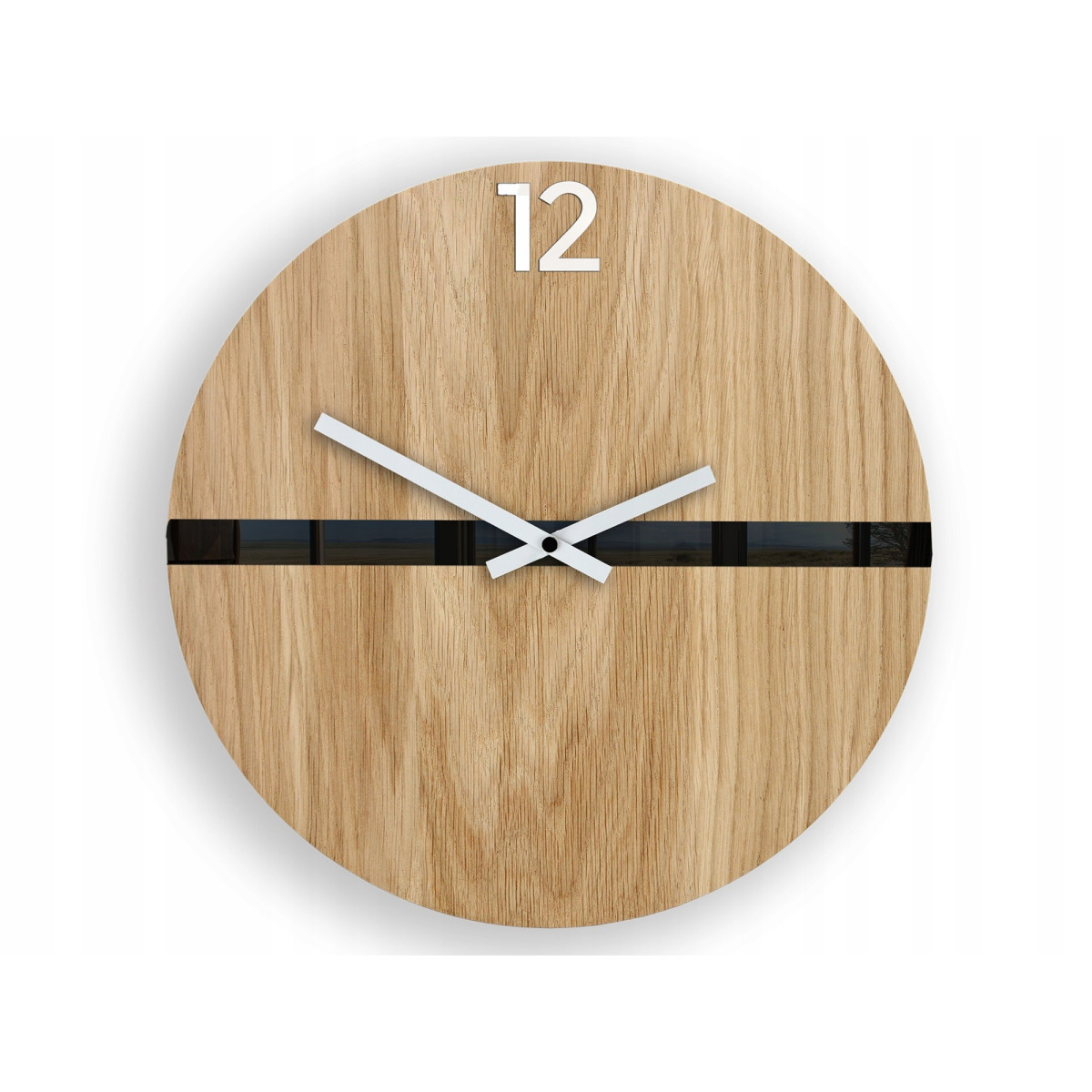 Ceasuri de calitate RAZMES din lemn de stejar, 33 cm