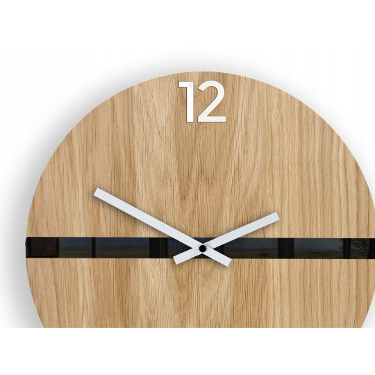 Ceasuri de calitate RAZMES din lemn de stejar, 33 cm