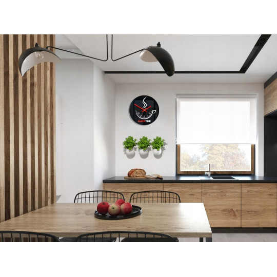 Ceasuri originale pentru bucătărie de culoare neagră