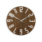Ceas de perete din stejar fumuriu 40 cm