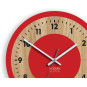 Ceas de perete roșu Tokyo 33,5 cm