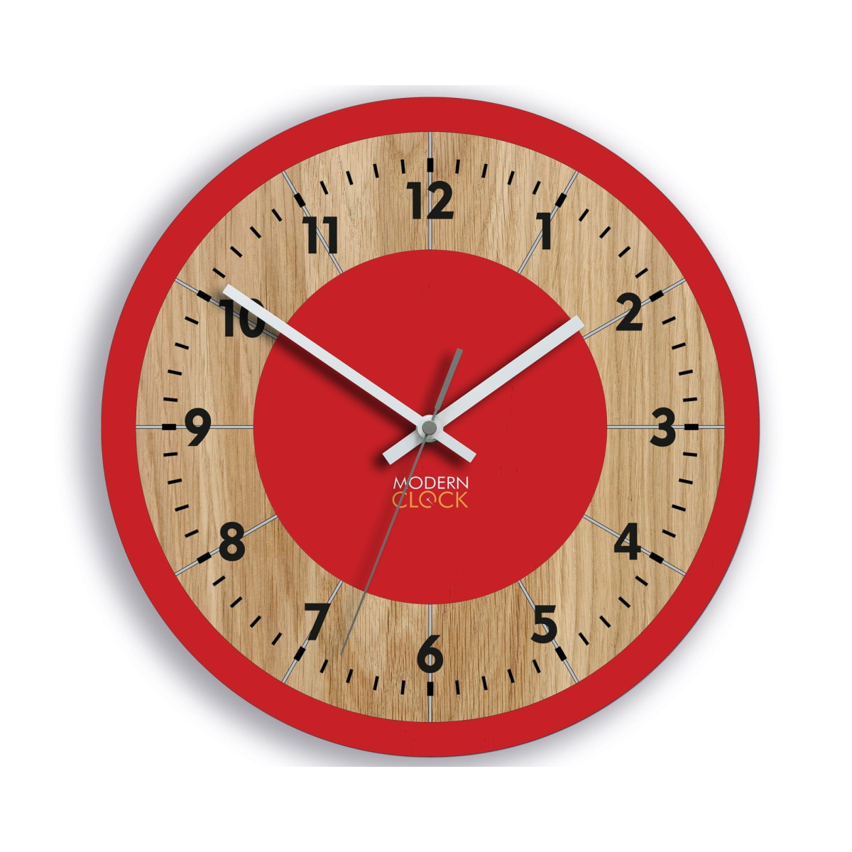 Ceas de perete roșu Tokyo 33,5 cm