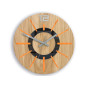 Ceas de perete nordic portocaliu 33 cm