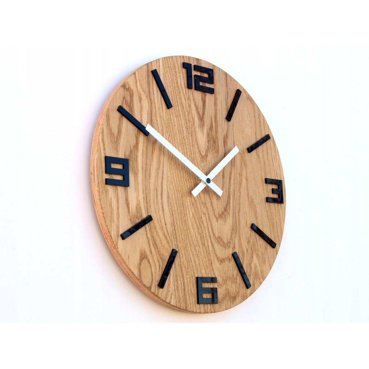 Ceasuri din lemn clasice ARABIC BLACK 33cm