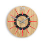 Ceas de perete roșu nordic, 33 cm