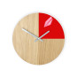 Ceas din lemn cu triunghi de 33 cm
