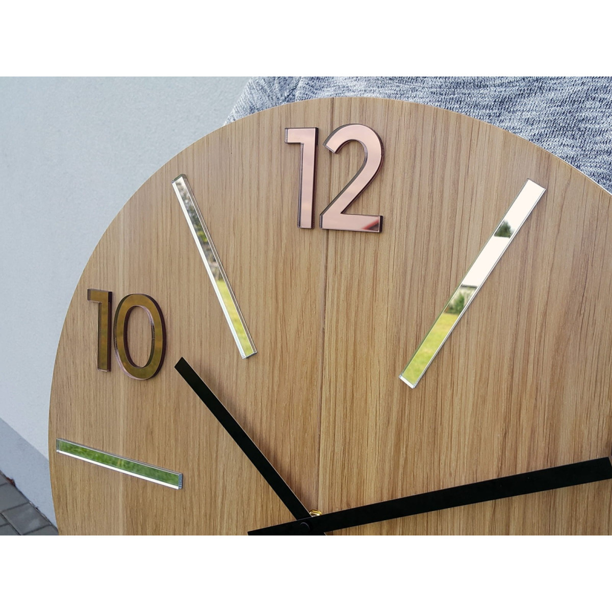 Ceas de perete din lemn Aksel Wood 49 cm