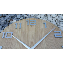 Ceas de perete Aluminiu metalic 49 cm