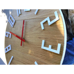 Ceas de perete Dub Slim alb 40 cm