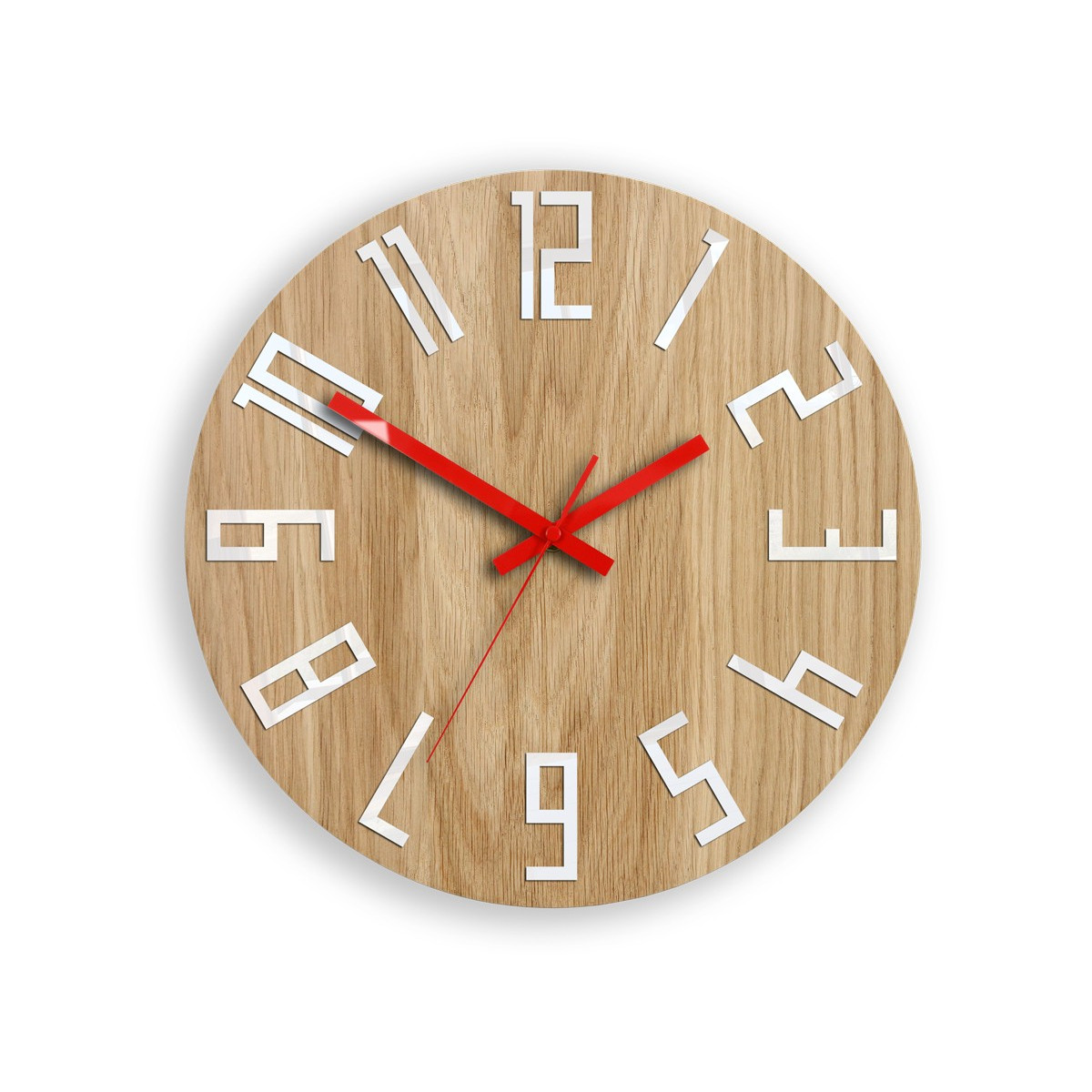 Ceas de perete din stejar NEXT 33 cm