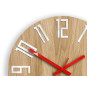 Ceas de perete din stejar NEXT 33 cm