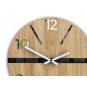 Ceas de perete din stejar de calitate KING 33 cm