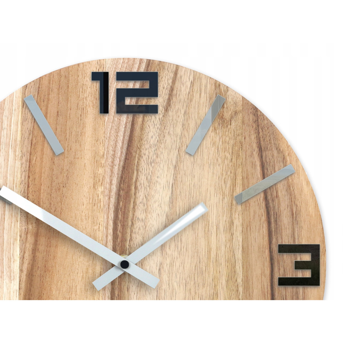 Ceasuri de perete 3D de calitate - nuc arabesc 33 cm