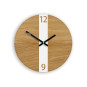 Ceas de perete Dub Strip White 33,5 cm