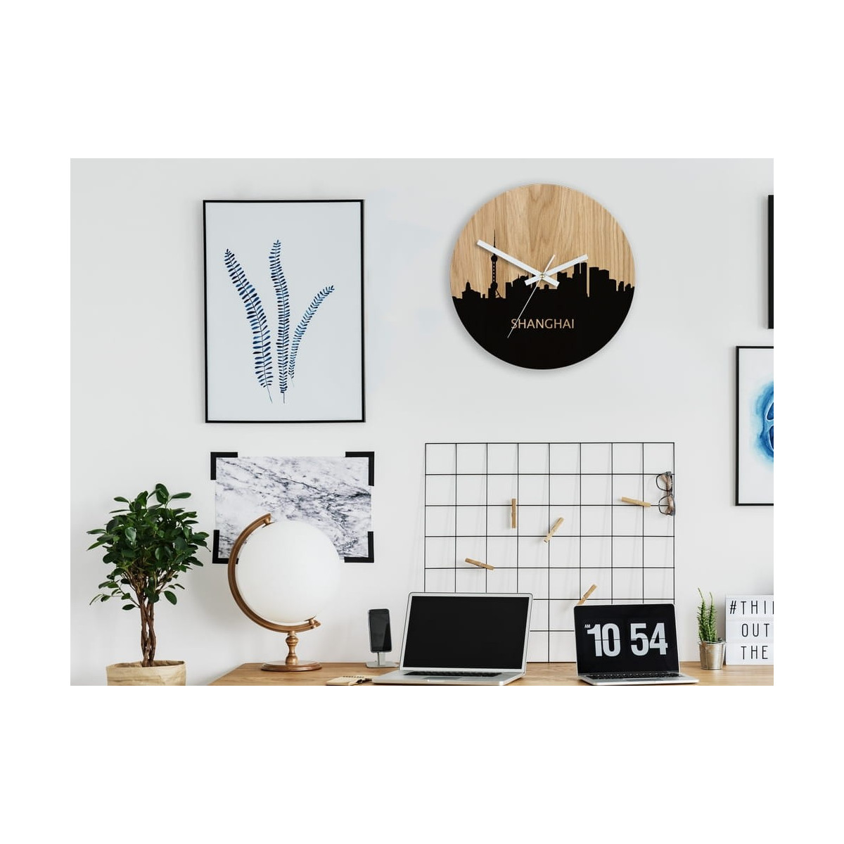 Ceas de perete de oraș ȘANGHAI 33 cm