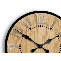 Ceas de perete BerlinWoodTortora 33 cm