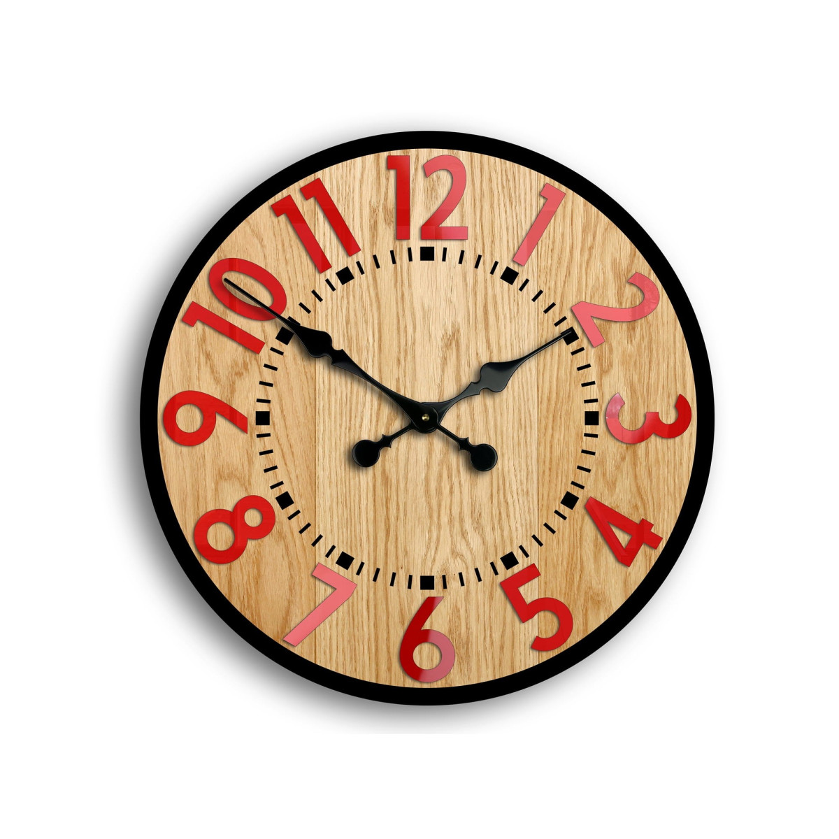 Ceas de perete Berlin roșu 33cm