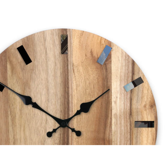 Ceasuri din nuc simple de 33 cm