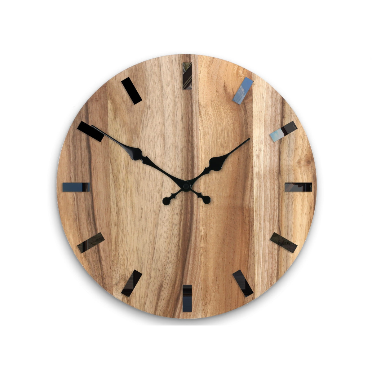 Ceasuri din nuc simple de 33 cm