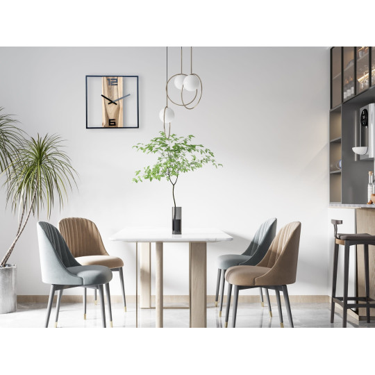 Ceas de mansardă din nuc, 33 cm