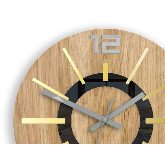 Ceasuri norvegiene din metal auriu, 33 cm