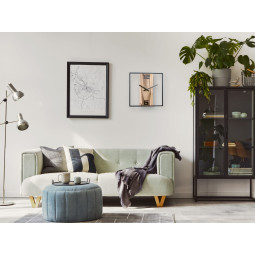 Ceasuri metalice și din lemn de nuc 33 cm