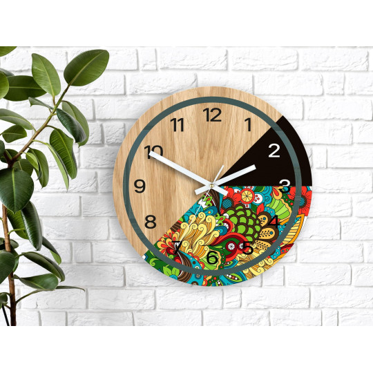 Ceasuri de perete Lagos cu model de 33 cm