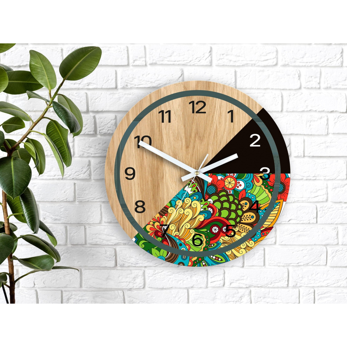 Ceasuri de perete Lagos cu model de 33 cm