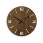 Ceas de perete din lemn cub fumuriu 40cm