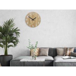 Ceas de perete din lemn Amadeus 33cm