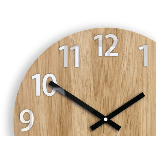 Ceas de perete din lemn Amadeus 33cm