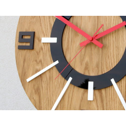 Ceas de perete din lemn Aladin 40 cm