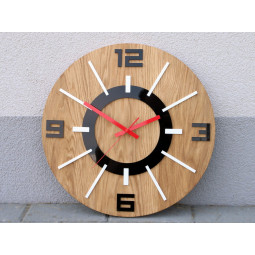 Ceas de perete din lemn Aladin 40 cm