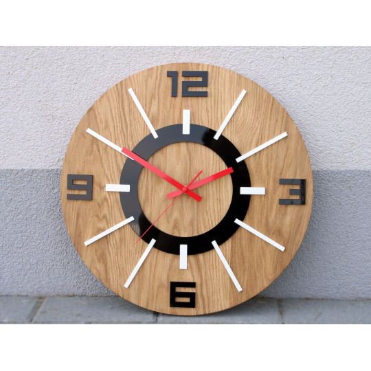 Ceas de perete din lemn Aladin 40 cm