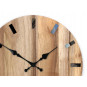 Ceas de perete din nuc SIMPLE 33 cm