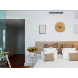 Ceasuri decorative din lem de arțar, 33 cm