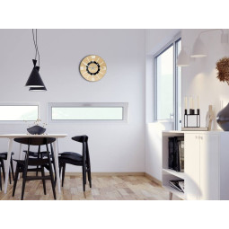 Ceasuri albe Aladdin Wood 33 cm