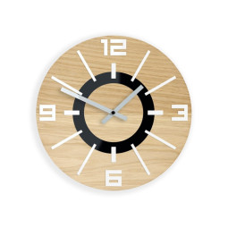 Ceasuri albe Aladdin Wood 33 cm